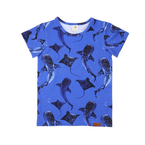 Walkiddy Whale & Eagle Rays Top Shortsleeve