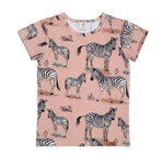 Walkiddy Zebra Family Top Shortsleeve