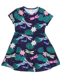 Walkiddy Colorful Dragonflies Dress Shortsleeve