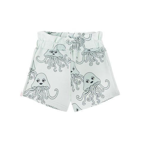 Dear Sophie Jellyfish Mint Paperbag Shorts