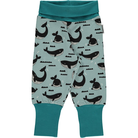 Maxomorra Whale Ocean Rib pants