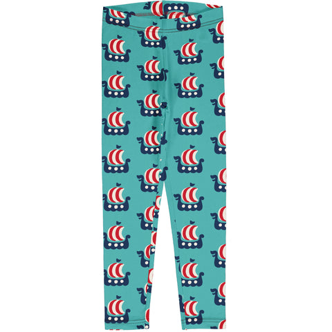 Maxomorra Viking Ship Leggings