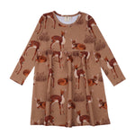 Walkiddy Little Fawns Dress Twirly Longsleeve