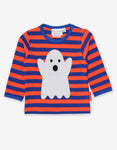 Toby Tiger Halloween Ghost Applique T-Shirt