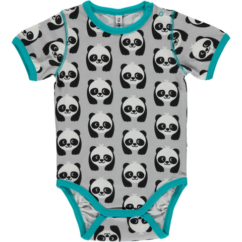 Maxomorra Panda Body Shortsleeve