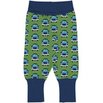 Maxomorra Blue Car Ribpants