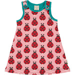 Maxomorra Ladybug Pink Playdress