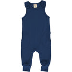 Maxomorra navy Playsuit Velour