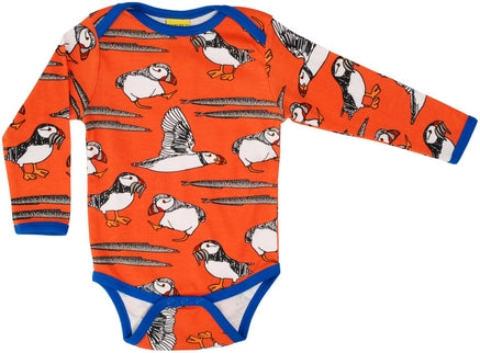 Duns Puffins Red longsleeve body