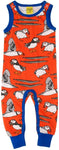 Duns Puffins Red dungarees