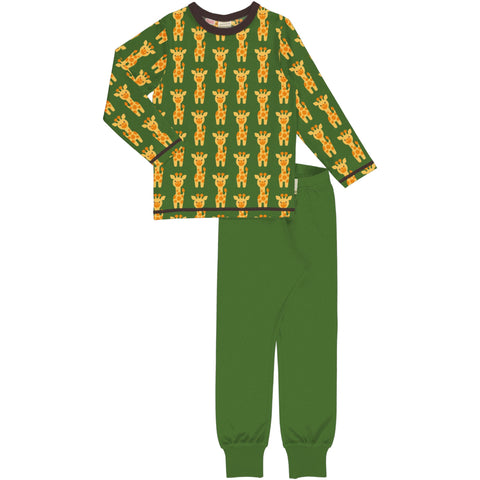 Maxomorra Giraffe Pyjama Set Longsleeve