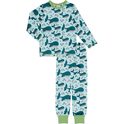 Meyaday Whale Waters Pyjama Set Longsleeve