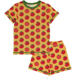 Maxomorra Tomato Pyjama Set Shortsleeve