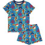 Maxomorra Coral Reef Pyjama Set Shortsleeve