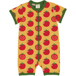 Maxomorra Tomato Rompersuit Shortsleeve