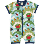 Maxomorra Garden Rompersuit Shortsleeve