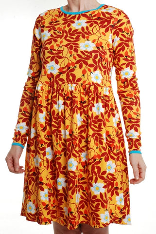 Duns Rosehip Mustard Adult Dress Longsleeve