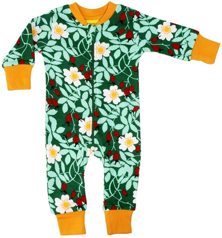 Duns Rosehip Green Zipsuit