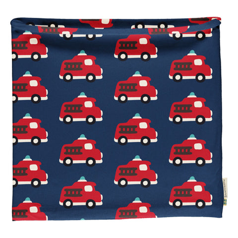 Maxomorra Fire Truck Scarf Tube Velour