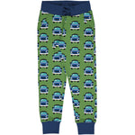 Maxomorra Blue Car Sweatpants