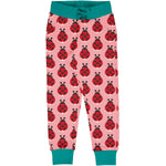 Maxomorra Ladybug Pink Sweatpants