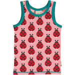 Maxomorra Ladybug Pink Tanktop