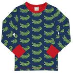 Maxomorra Crocodile Top Longsleeve