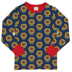 Maxomorra Sunflowers Top Longsleeve