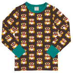 Maxomorra Nordic Owl Top Longsleeve