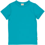 Maxomorra Classic Turquoise Top Shortsleeve Solid