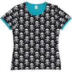 Maxomorra Skeleton Shortsleeve Top adult