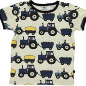 Smafolk Tractor Kalk Cream Shortsleeve Tshirt