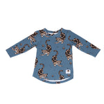 Mullido Leopard Blue Top Longsleeve