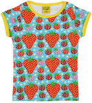Duns Strawberry Turquoise Light Top Shortsleeve