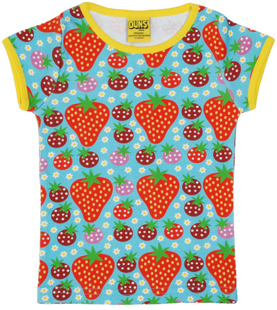 Duns Strawberry Turquoise Light Top Shortsleeve
