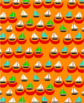 Duns Boat Orange Top Shortsleeve