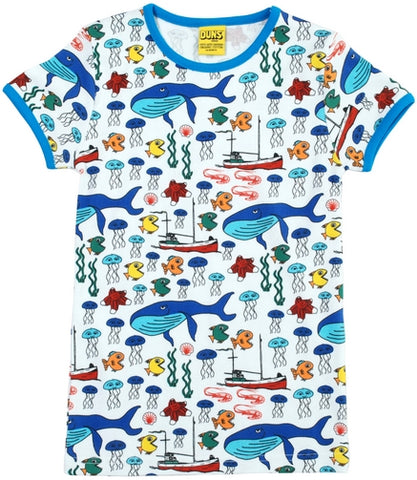 Duns fish and whale Top shortsleeve