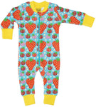 Duns Strawberry Fields Light Turquoise Zipsuit