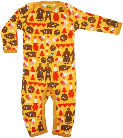 Duns Christmas Gingerbread Yellow Jumpsuit